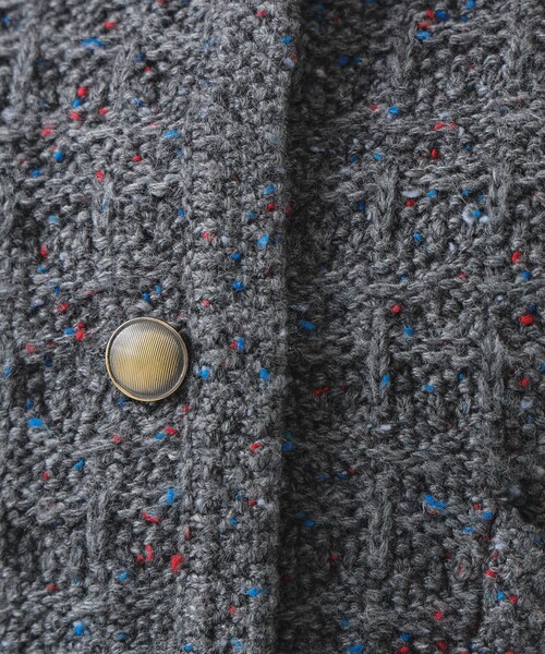 B:MING by BEAMS（ビーミングバイビームス）の「カラー ネップ ニット カーディガン (手洗い可)（カーディガン/ボレロ・レディース・グレー/ブラウン/ロイヤルブルー・ONE SIZE）」の21枚目の写真