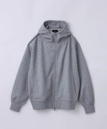 【SLICK/スリック】Double Air Knit High Neck Zip Parka/ダンボールニットハイネックジップパーカー/スウェット/セットアップ