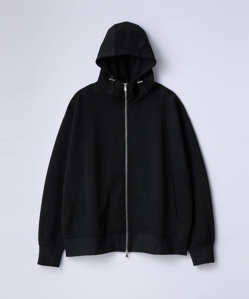 SLICK（スリック）の「【SLICK/スリック】Double Air Knit High Neck Zip Parka/ダンボールニットハイネックジップパーカー/スウェット/セットアップ（パーカー・メンズ・ブラック/ヘザーグレー・1/2/3）」の16枚目の写真