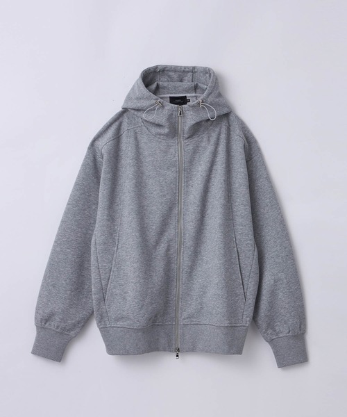 SLICK（スリック）の「【SLICK/スリック】Double Air Knit High Neck Zip Parka/ダンボールニットハイネックジップパーカー/スウェット/セットアップ（パーカー・メンズ・ブラック/ヘザーグレー・1/2/3）」の18枚目の写真