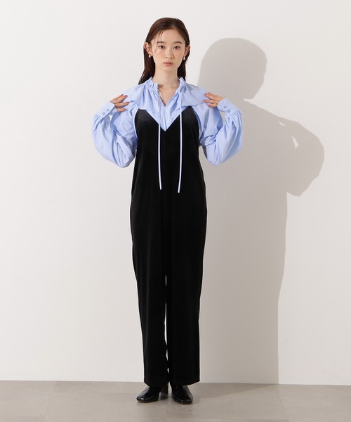 N.（N. Natural Beauty Basic）（エヌエヌナチュラルビューティーベーシック）の「ダブルフリルネックブラウス（シャツ/ブラウス・レディース・ピンク/ブルー/オフホワイト・MEDIUM）」の21枚目の写真