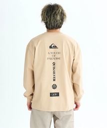 Quiksilver | TC VERTICAL LOGO LT /クイックシルバーバックロゴプリント長袖ロンT(Tシャツ/カットソー)