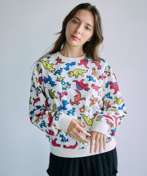 Dinosaur Sweatshirt ダイナソースウェット（スウェット）｜OPULENCE