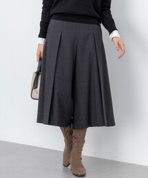 キュロットスカート」に該当するグレー/灰色系のファッション通販