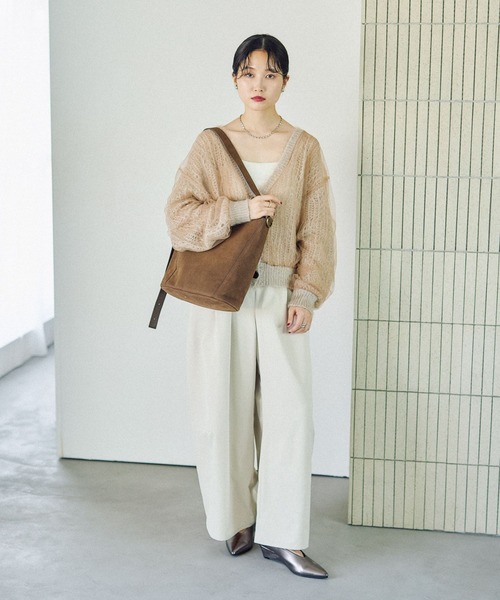 LEPSIM(レプシィム)の「イージーコクーンワイドパンツ 499926(その他パンツ・レディース・アイボリー/ブラック/ブラウン・FREE/TALL)」の7枚目の写真