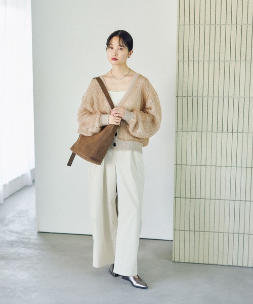 LEPSIM(レプシィム)の「イージーコクーンワイドパンツ 499926(その他パンツ・レディース・アイボリー/ブラック/ブラウン・FREE/TALL)」の8枚目の写真