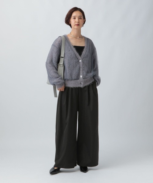 LEPSIM(レプシィム)の「イージーコクーンワイドパンツ 499926(その他パンツ・レディース・アイボリー/ブラック/ブラウン・FREE/TALL)」の14枚目の写真