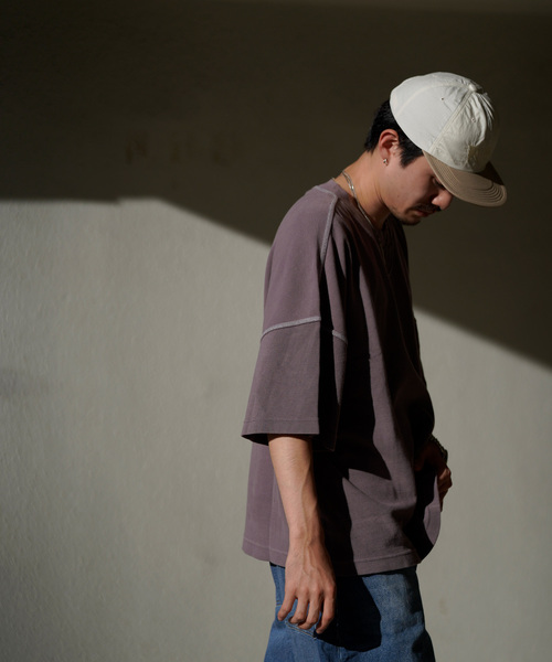 WISM(ウィズム)の「subtlebody / サトルボディ Helium T-Shirt Short Sleeve(Tシャツ/カットソー・メンズ・パープル系その他/オリーブ・MEDIUM/LARGE)」の14枚目の写真