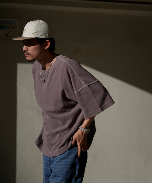 WISM(ウィズム)の「subtlebody / サトルボディ Helium T-Shirt Short Sleeve(Tシャツ/カットソー・メンズ・パープル系その他/オリーブ・MEDIUM/LARGE)」の13枚目の写真