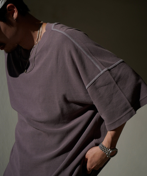 WISM(ウィズム)の「subtlebody / サトルボディ Helium T-Shirt Short Sleeve(Tシャツ/カットソー・メンズ・パープル系その他/オリーブ・MEDIUM/LARGE)」の12枚目の写真