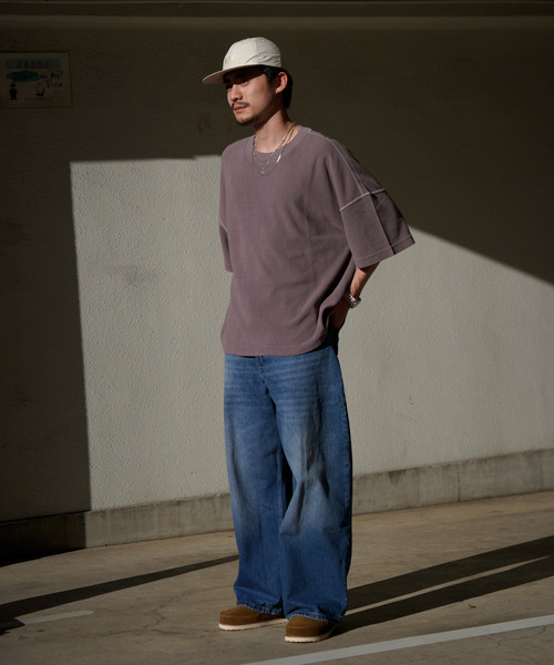 WISM(ウィズム)の「subtlebody / サトルボディ Helium T-Shirt Short Sleeve(Tシャツ/カットソー・メンズ・パープル系その他/オリーブ・MEDIUM/LARGE)」の9枚目の写真