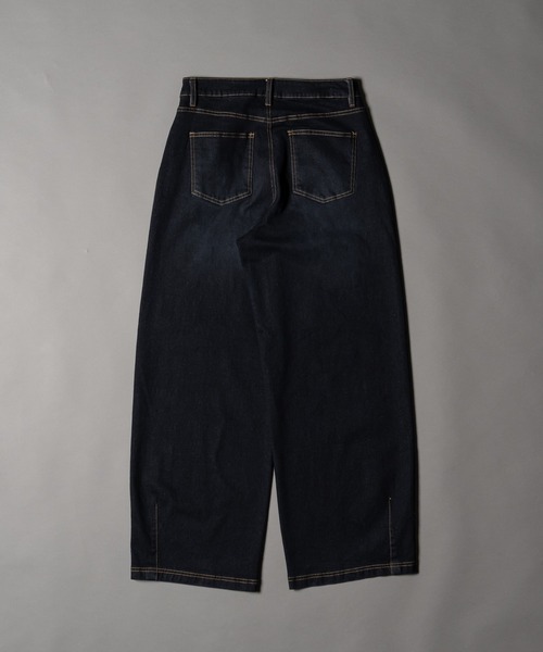 Button-Fly Wide Denim Pants - ボタンフライワイドデニムパンツ