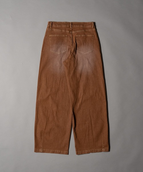 Button-Fly Wide Denim Pants - ボタンフライワイドデニムパンツ