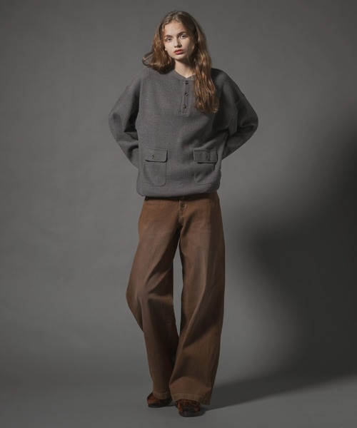 パンツ CIVVY.Double Pocket Wide denim Pants CIVVY. ジーンズ Double Pocket Wide denim Pants - ダブルポケット