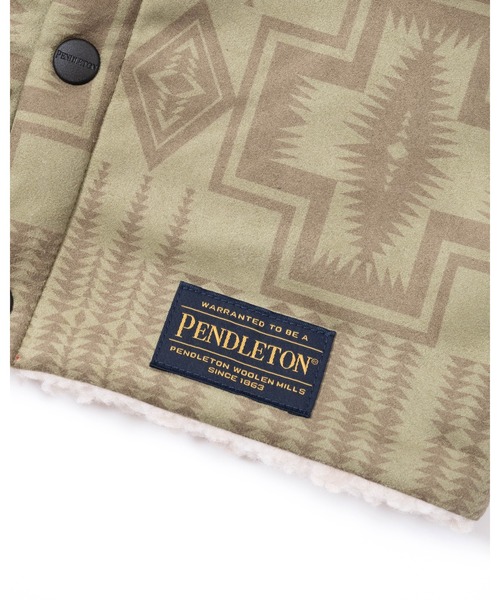 PENDLETON(ペンドルトン)の「ビーガンムートン・ネックウォーマー(ネックウォーマー/スヌード・メンズ・グリーン系その他/ブラウン・ONE SIZE)」の16枚目の写真