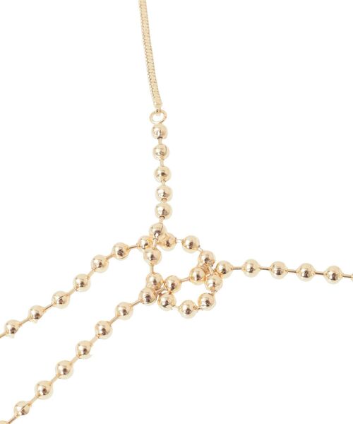 earth music&ecology（アースミュージックアンドエコロジー）の「ルーズノットネックレス（ネックレス・レディース・ゴールド/シルバー・FREE）」の10枚目の写真