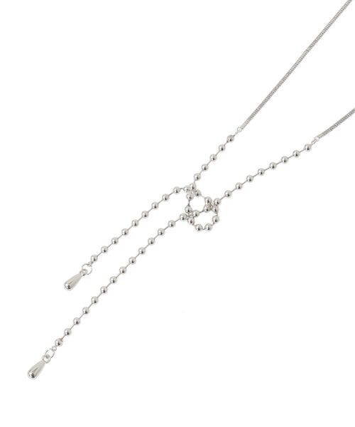 earth music&ecology（アースミュージックアンドエコロジー）の「ルーズノットネックレス（ネックレス・レディース・ゴールド/シルバー・FREE）」の13枚目の写真