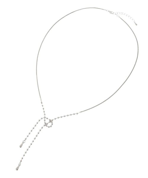 earth music&ecology（アースミュージックアンドエコロジー）の「ルーズノットネックレス（ネックレス・レディース・ゴールド/シルバー・FREE）」の14枚目の写真