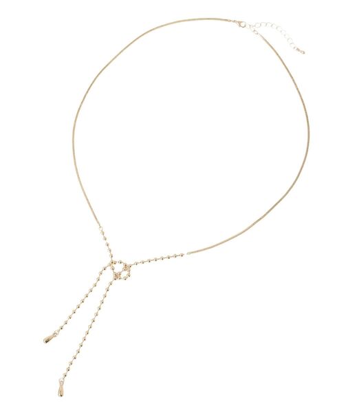 earth music&ecology（アースミュージックアンドエコロジー）の「ルーズノットネックレス（ネックレス・レディース・ゴールド/シルバー・FREE）」の15枚目の写真