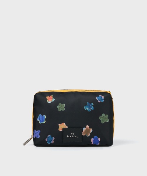 PS Happy' インキーフラワーズ プリント ポーチ / 455005 WB130C
