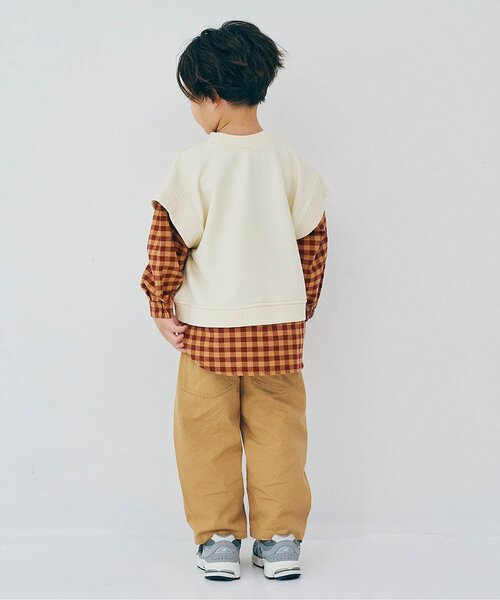 p.premier（ピードットプルミエ）の「【ジュニア対応】ワイドストレートジーンズ（その他パンツ・キッズ・ブラック/カーキ/サックスブルー/ベージュ/パープル・80/90/100/110/120/130/140）」の19枚目の写真