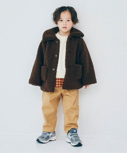 p.premier（ピードットプルミエ）の「【ジュニア対応】ワイドストレートジーンズ（その他パンツ・キッズ・ブラック/カーキ/サックスブルー/ベージュ/パープル・80/90/100/110/120/130/140）」の20枚目の写真