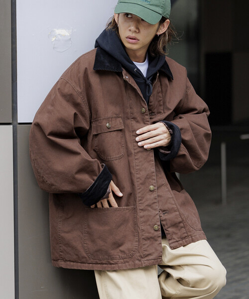 セール】限定展開 ビッグシルエット コーデュロイ切り替え