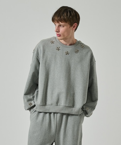 DISCOVERED（ディスカバード）の「【DISCOVERED/ディスカバード】RAMPONI SWEAT（スウェット・メンズ・グレー/ブラック・3）」の2枚目の写真