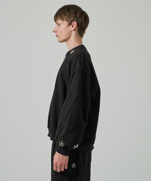 DISCOVERED（ディスカバード）の「【DISCOVERED/ディスカバード】RAMPONI SWEAT（スウェット・メンズ・グレー/ブラック・3）」の10枚目の写真