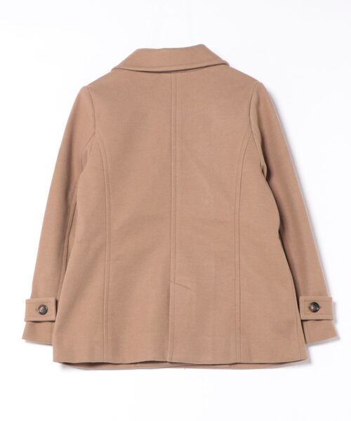 Honeys（ハニーズ）の「【抗菌防臭・静電気軽減】ピーコート（ピーコート・レディース・ダークベージュ/ネイビー/ブラック/ライトベージュ/ヘザーチャコール・L/LL/M/S）」の10枚目の写真