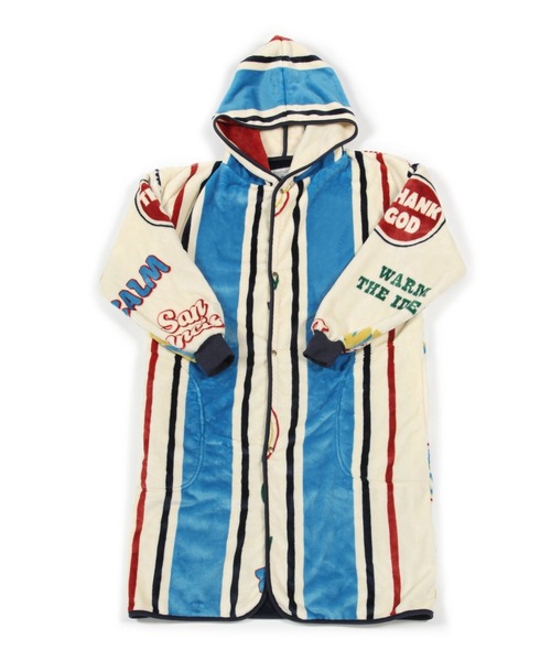 BAYFLOW（ベイフロー）の「[袖リブが嬉しい]着るブランケット25AW（ブランケット・メンズ・ブラウン系/ブラック系/グレー系/ホワイト系・ONE SIZE）」の9枚目の写真