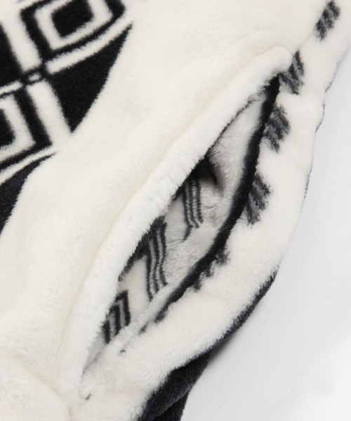 BAYFLOW（ベイフロー）の「[袖リブが嬉しい]着るブランケット25AW（ブランケット・メンズ・ブラウン系/ブラック系/グレー系/ホワイト系・ONE SIZE）」の17枚目の写真