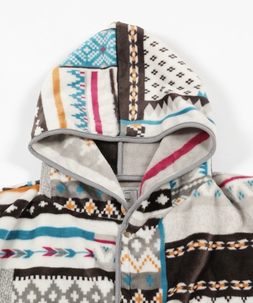 BAYFLOW（ベイフロー）の「[袖リブが嬉しい]着るブランケット25AW（ブランケット・メンズ・ブラウン系/ブラック系/グレー系/ホワイト系・ONE SIZE）」の22枚目の写真