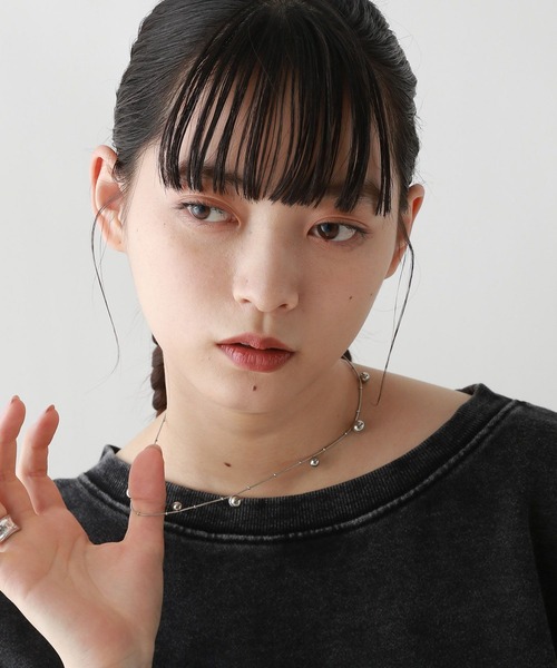 RAGEBLUE（レイジブルー）の「ステンレスランダムボールネックレス（ネックレス・レディース・その他・FREE）」の2枚目の写真