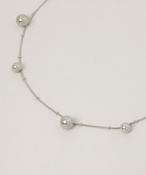 RAGEBLUE（レイジブルー）の「ステンレスランダムボールネックレス（ネックレス・レディース・その他・FREE）」の4枚目の写真