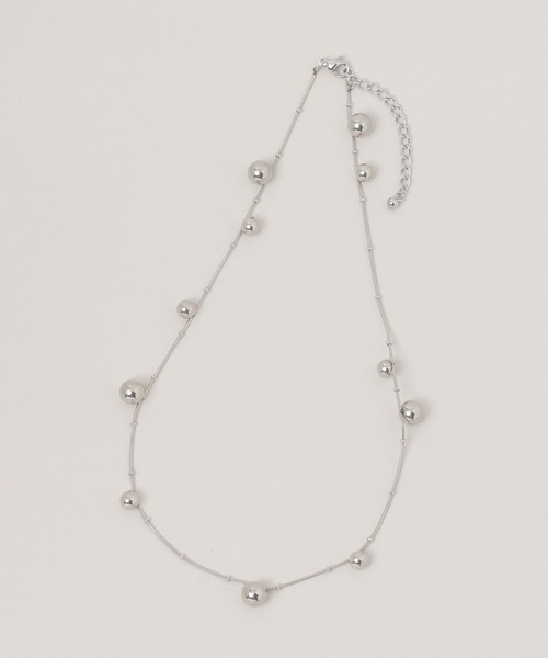 RAGEBLUE（レイジブルー）の「ステンレスランダムボールネックレス（ネックレス・レディース・その他・FREE）」の5枚目の写真