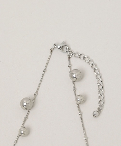 RAGEBLUE（レイジブルー）の「ステンレスランダムボールネックレス（ネックレス・レディース・その他・FREE）」の6枚目の写真