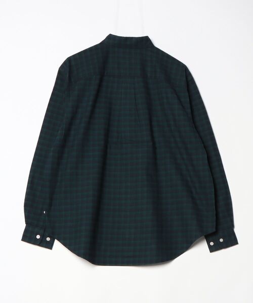 PARROTT CANVAS(パロットキャンバス)の「PCM Regular Shirt - Small check(シャツ/ブラウス・レディース・グレー系その他/グリーン・S/M)」の3枚目の写真