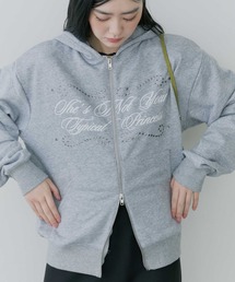 thinkto（シンクト）の「【thinkto】スタッズロゴデザインパーカー（パーカー）」