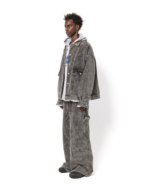DANKE SCHON(ダンケシェーン)の「DankeSchon/ダンケシェーン/8WELL COURDUROY CHEMICAL COVERALLS(カバーオール・レディース・ベージュ/ブラック・S/M/L)」の18枚目の写真