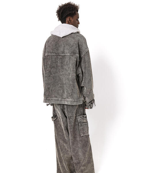 DANKE SCHON(ダンケシェーン)の「DankeSchon/ダンケシェーン/8WELL COURDUROY CHEMICAL COVERALLS(カバーオール・レディース・ベージュ/ブラック・S/M/L)」の19枚目の写真
