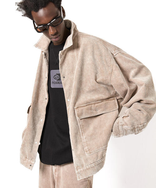 DANKE SCHON(ダンケシェーン)の「DankeSchon/ダンケシェーン/8WELL COURDUROY CHEMICAL COVERALLS(カバーオール・レディース・ベージュ/ブラック・S/M/L)」の6枚目の写真