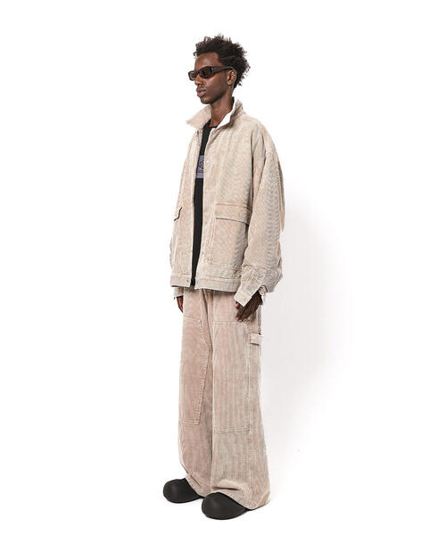 DANKE SCHON(ダンケシェーン)の「DankeSchon/ダンケシェーン/8WELL COURDUROY CHEMICAL COVERALLS(カバーオール・レディース・ベージュ/ブラック・S/M/L)」の7枚目の写真