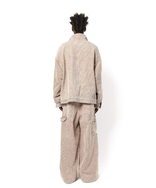 DANKE SCHON(ダンケシェーン)の「DankeSchon/ダンケシェーン/8WELL COURDUROY CHEMICAL COVERALLS(カバーオール・レディース・ベージュ/ブラック・S/M/L)」の8枚目の写真
