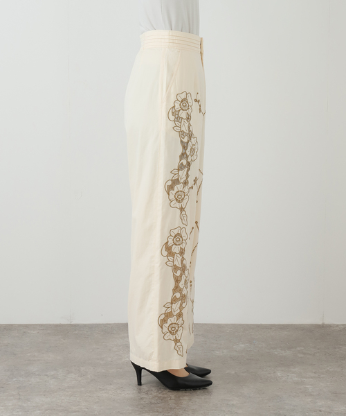 SARA MALLIKA/サラマリカ】COTTON TWILL CUT WORK WIDE（その他