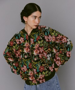 ブランド古着】総柄唐草模様ヌプシダウンジャケット（ダウンジャケット