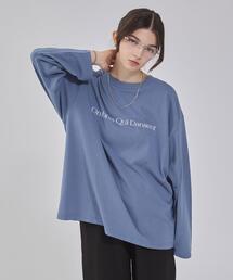 BROWNY/アクセ付きフォトコラージュロンT