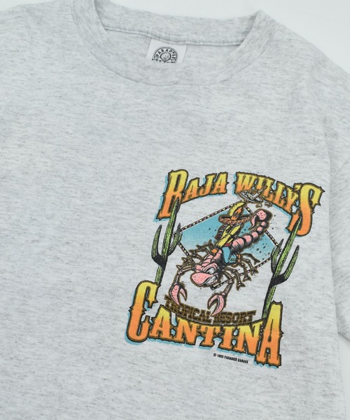 LABORATORY R(ラボラトリーアール)の「【USED】90’s PARADISE GARAGE “BAJA WILLY’S CANTINA” スーベニア Tシャツ USA製(Tシャツ/カットソー・メンズ・グレー・MEDIUM)」の11枚目の写真