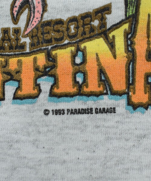 LABORATORY R(ラボラトリーアール)の「【USED】90’s PARADISE GARAGE “BAJA WILLY’S CANTINA” スーベニア Tシャツ USA製(Tシャツ/カットソー・メンズ・グレー・MEDIUM)」の2枚目の写真