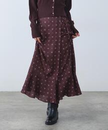 CODE A | blooming flower wrap skirt(スカート)